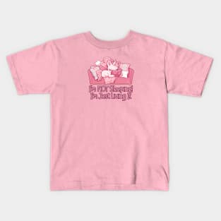 Unicorn I'm Just Living it Kids T-Shirt